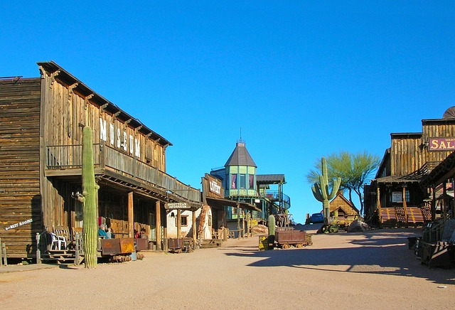 Explore ghost town, goldfield, arizona, usa, heritage, old building, heritage site, wooden buildings, wild west, western style, vintage, antique, blue city, blue building, blue vintage, blue old, blue ghost, ghost town, arizona, wild west, wild west, wild west, wild west, wild west