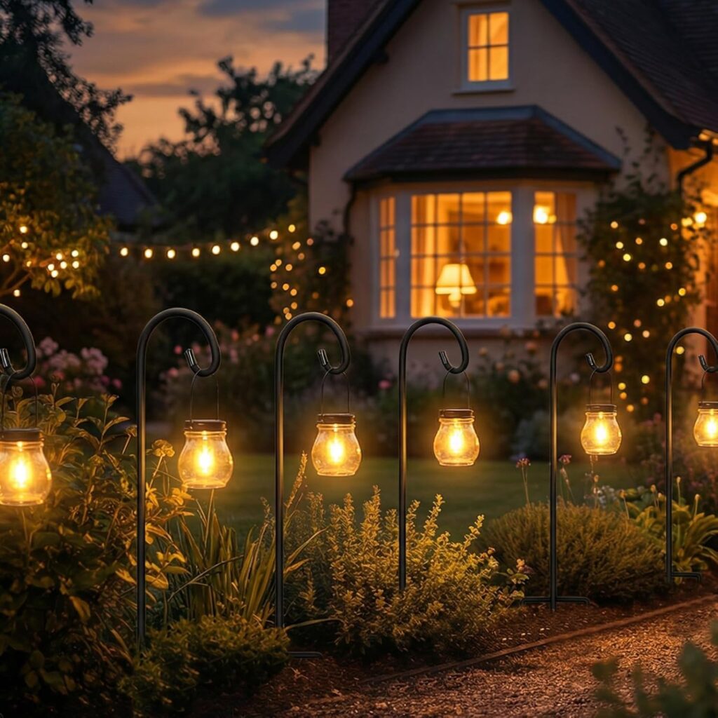 15 Desert Backyard Amazon Finds That Look Expensive (But Aren’t) shepards hook with mason jars