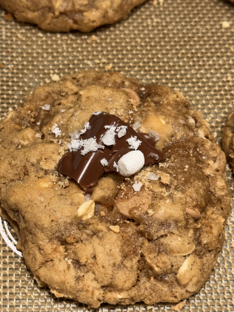 Caramel Sea Salt Campfire Oatmeal Cookies img 1007