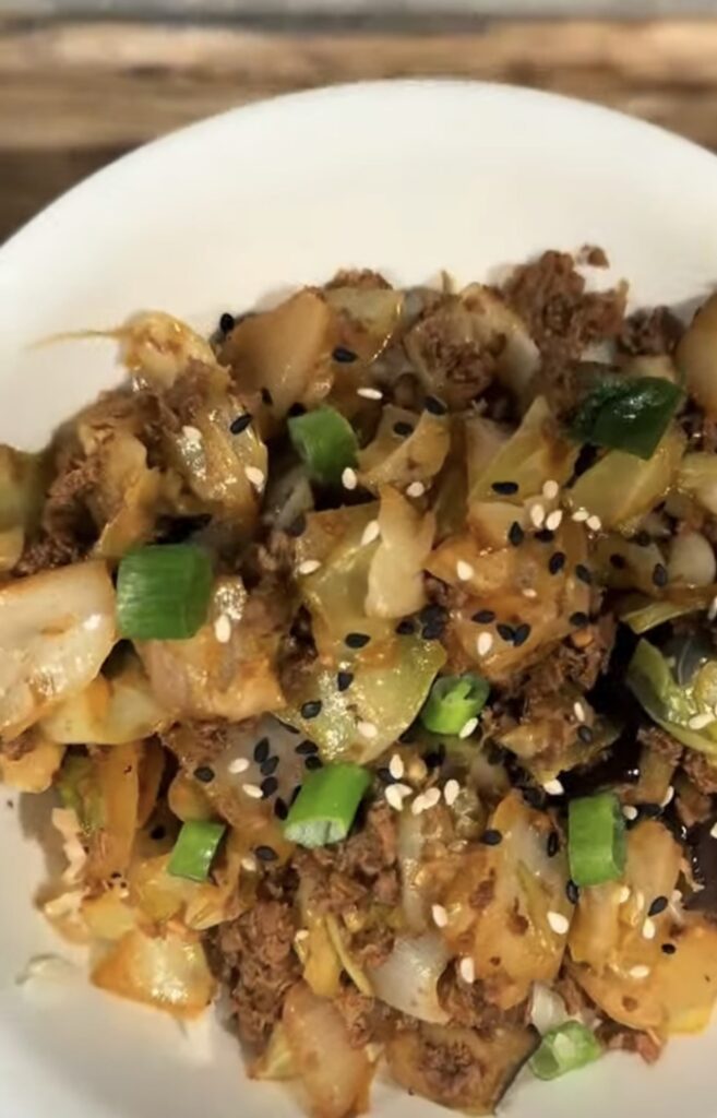 deconstructed cabbage roll